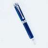 Majestic Jr., Rhodium & Black Titanium with M3 Precious Polymer Brilliant Blue