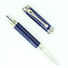 Majestic Jr., Rhodium & Black Titanium with M3 Precious Polymer Brilliant Blue