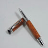Jr. Retro, Rollerball with rhodium finished parts and Thuya Burl barrels